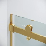 Душевая дверь Grossman Classic 110 100.K33.04.110.32.00 стекло прозрачное/профиль золото сатин