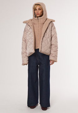 Двусторонняя шубка-куртка Льялл