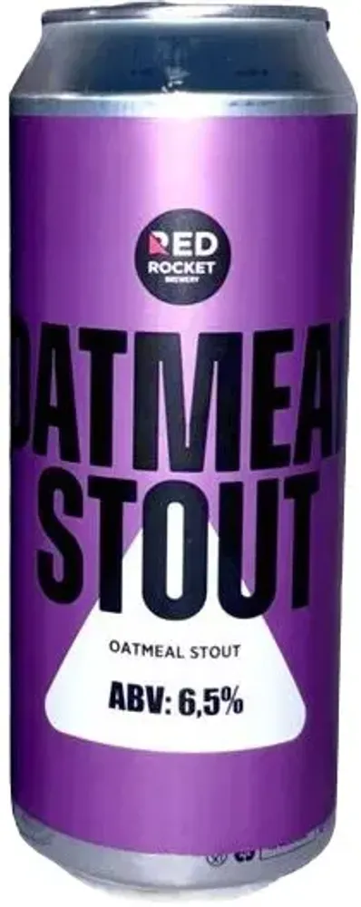 Пиво Рэд Рокет Оутмил Стаут / Red Rocket Oatmeal Stout 0.45 - банка