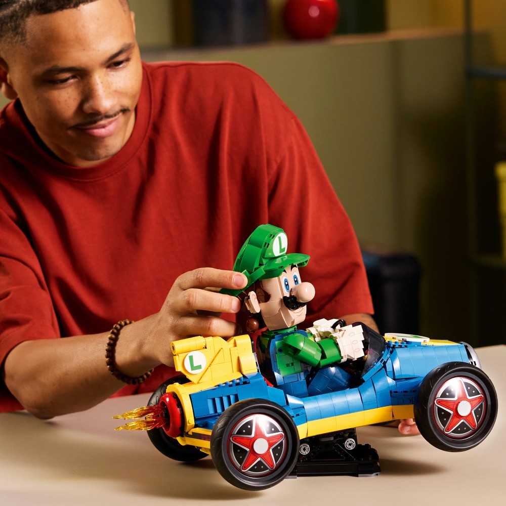 Конструктор LEGO Super Mario Mario Kart 72050: Луиджи и Mach 8 — фото 9