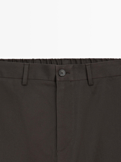 Massimo Dutti Брюки-джоггеры, коричневый