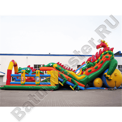 Большая и высокая горка "Змей Горыныч 3" 17*10*9 м