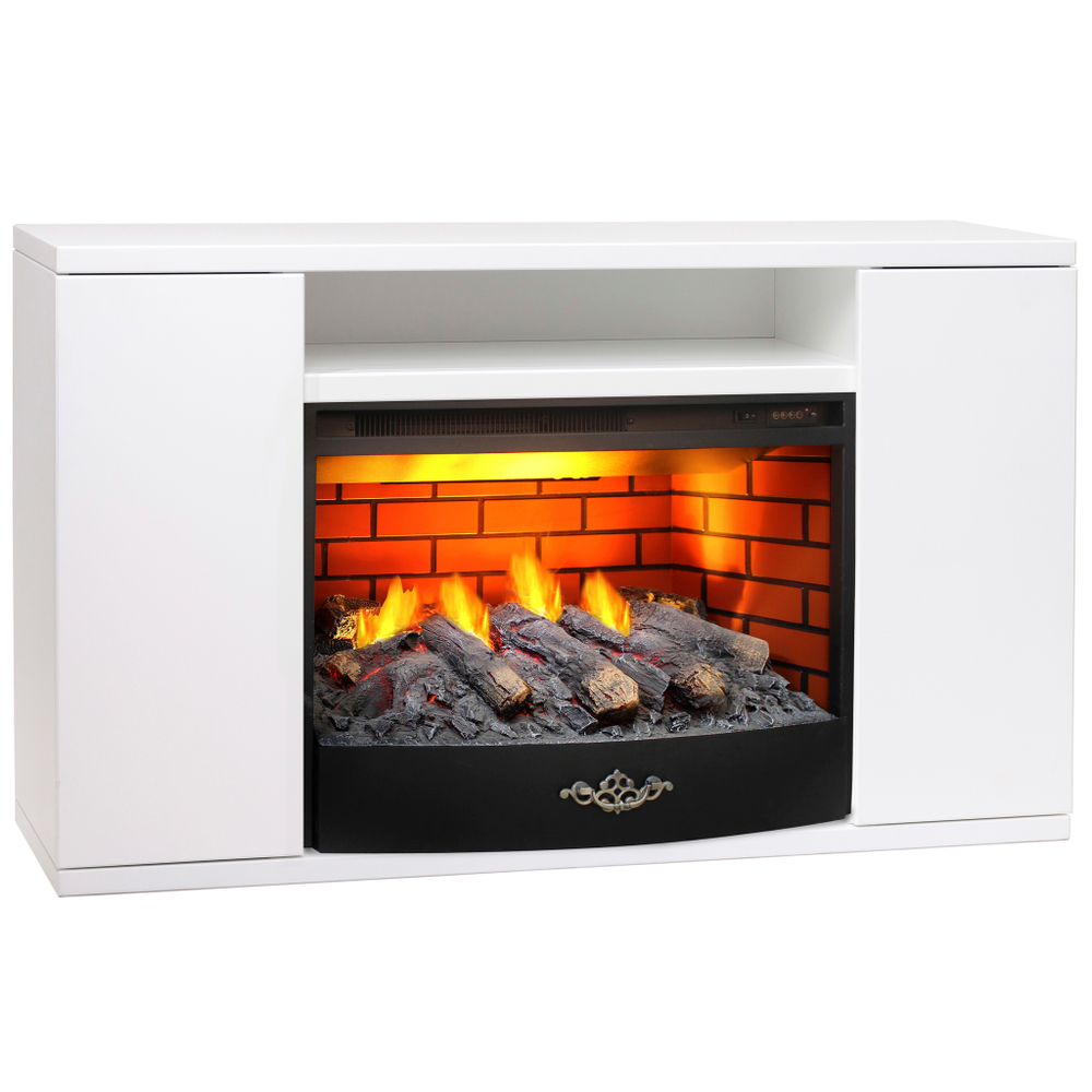 Каминокомплект Real Flame Brooklyn 25,5 WT с очагом 3D Firestar 25,5