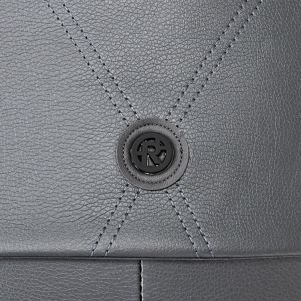 Детская коляска Roan Bass Next Кожа 3 в 1 с автокреслом Tutis Elo Lux Black RN083/1 Graphite Pearl