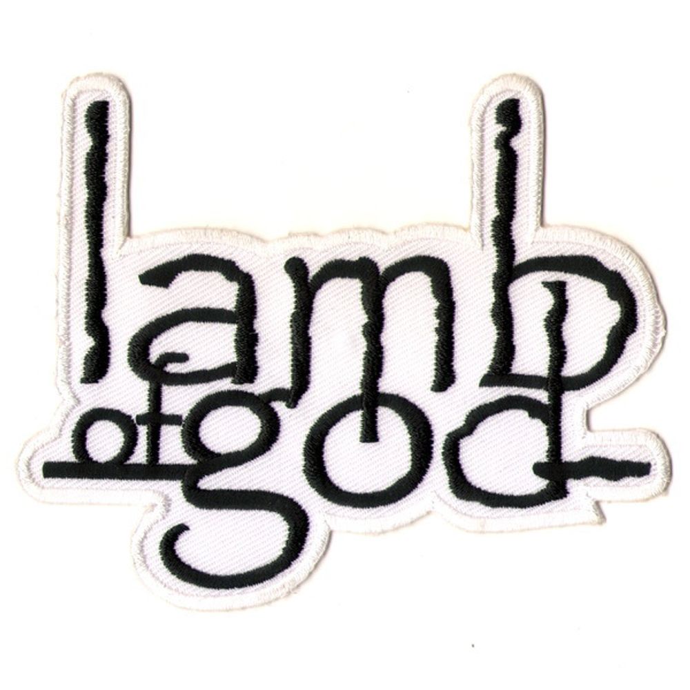 Нашивка Lamb Of God (белая)