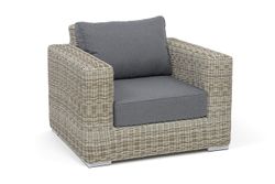 "Боно" кресло из искусственного ротанга, цвет бежевый