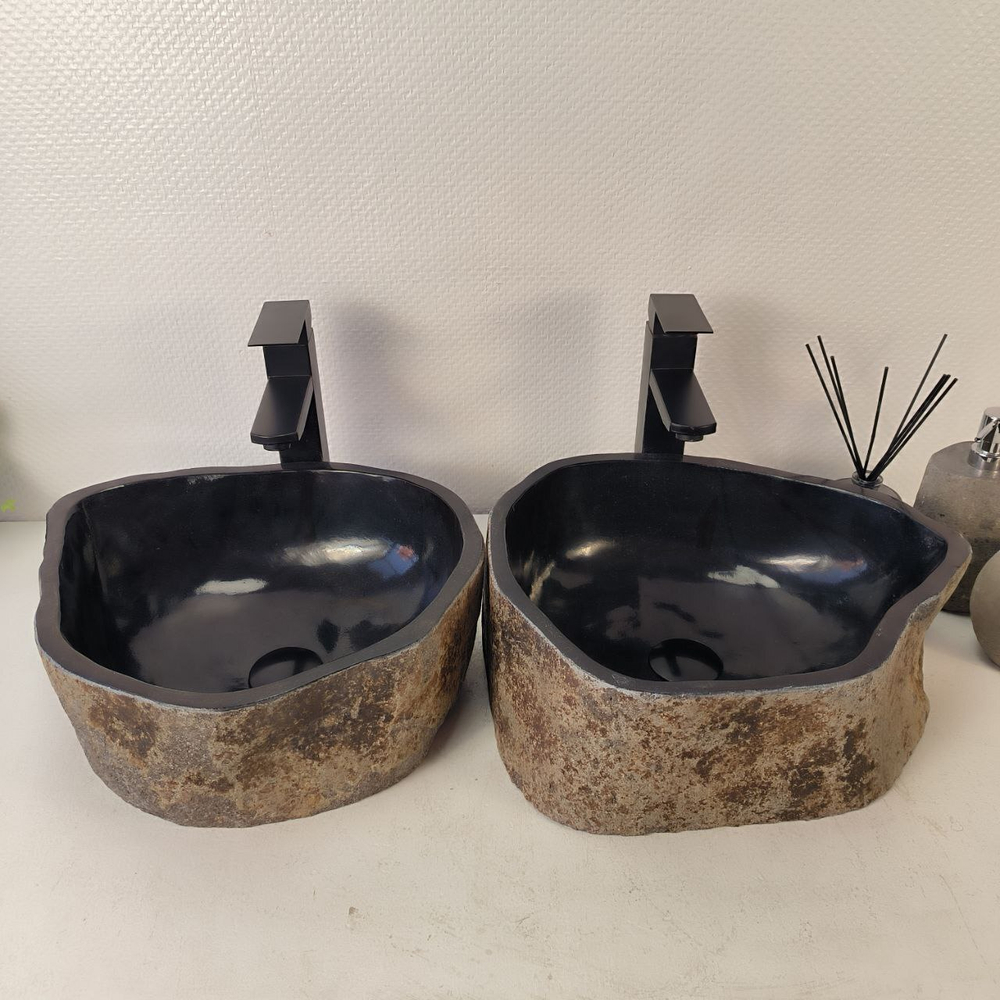Раковина из речного камня ПАРА! RS-65334 40*35*15 0865