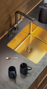 Мойка Omoikiri Tadzava 49-U/I-LG нерж. сталь | Светлое золото