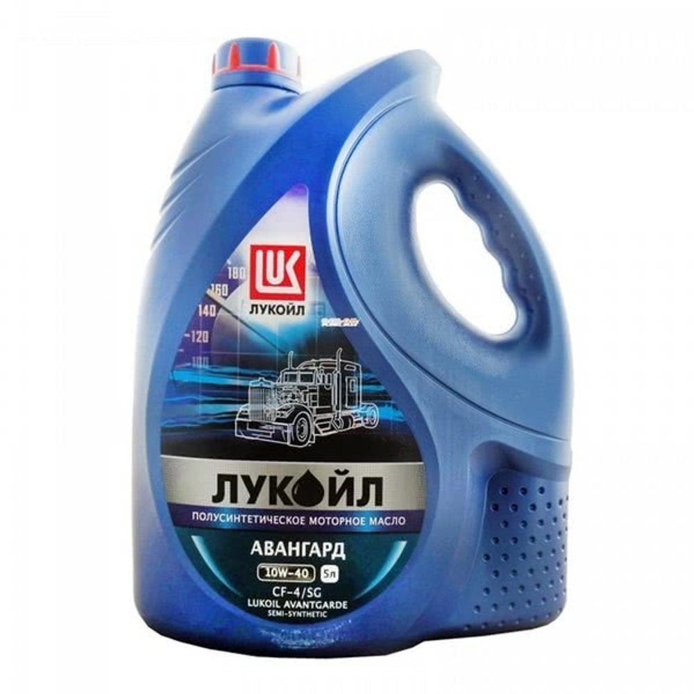 Масло моторное Лукойл авангард / LUKOIL AVANTGARDE 10W-40 дизель CF-4/SG п/синтетическое 5л