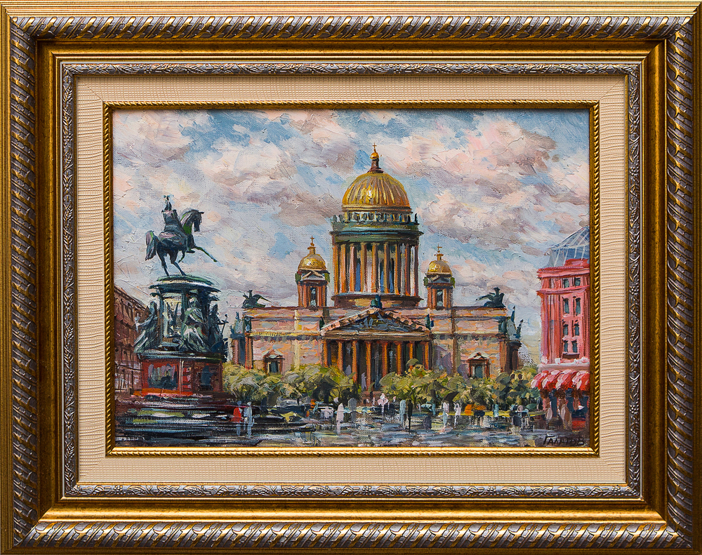 Картина маслом "Исаакий" Галатов