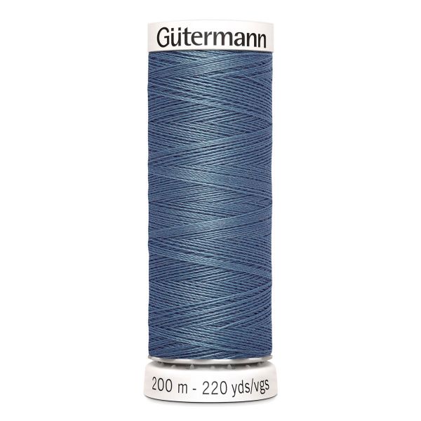 Нитки универсальные Gutermann Sew-all 100 (200 метров), 5 кат. | 076 серо-зеленый джинс