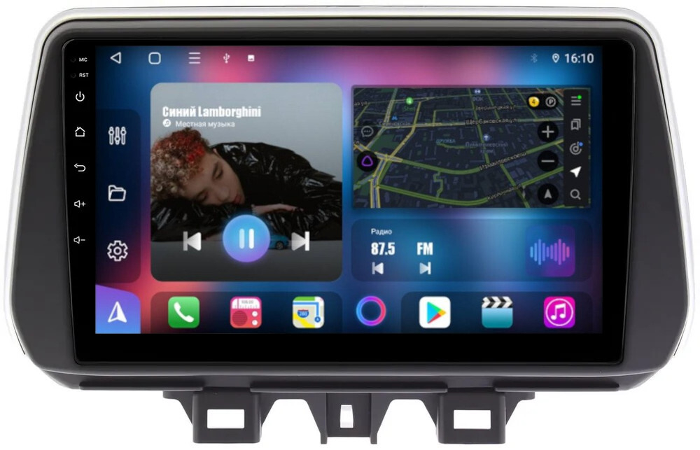 Магнитола для Hyundai Tucson 2018-2021 - FarCar BM1135M на Android 13, QLED, TS10, 4Гб+32Гб, CarPlay, 4G SIM-слот