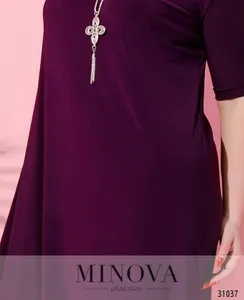 Платье 18-39-сливовый Minova