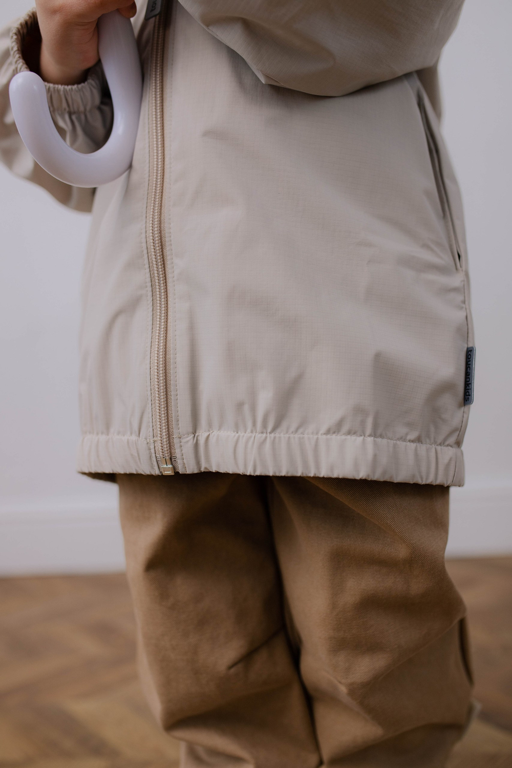 Брюки из твила (корица)