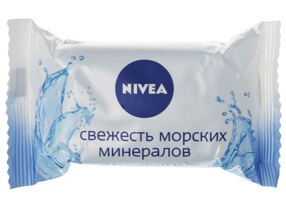 Nivea Мыло-уход Свежесть морских минералов, увлажняющее, 90 гр