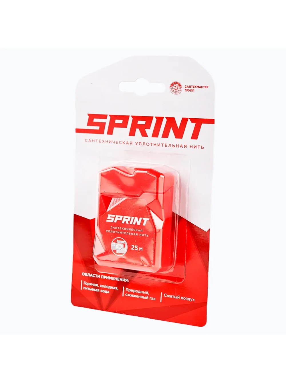 Уплотнительная нить Sprint 25м бокс, блистер 61010