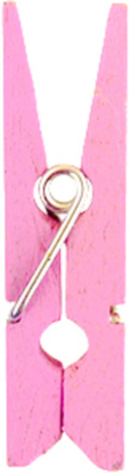 Декоративная прищепка, 30 мм, цвет светло-розовый