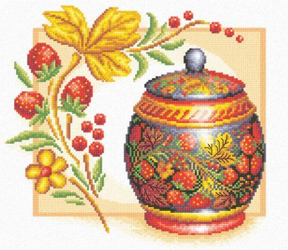 "Ягодки"-НХ-312 вышивка