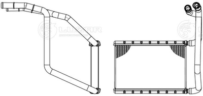 LRh 1012 -  Радиатор отопителя для Ford Transit (13-)