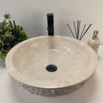 Раковина из мрамора Bowl Cream Marmo BM-62919 45*45*15 97