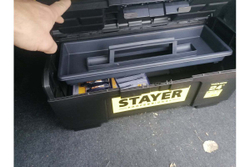 Ящик для инструмента STAYER TOOLBOX-24 пластиковый, Professional 38167-24