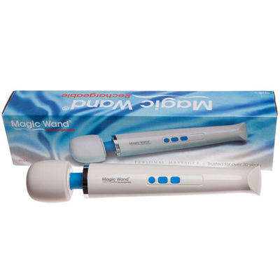 Вибромассажер Hitachi Magic Wand Original HV-270 (4 скорости) (Цвет: белый с синим)