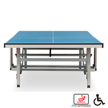 Теннисный стол складной для помещений &quot;K-2023 ITTF Indoor&quot; (274 Х 152.5 Х 76 см ) с сеткой