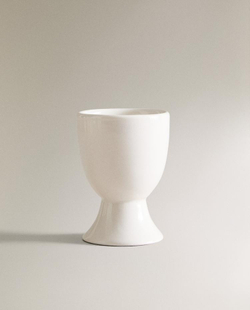 ZARA HOME КЕРАМИЧЕСКАЯ ПОДСТАВКА ДЛЯ ЯИЦ, БЕЛЫЙ