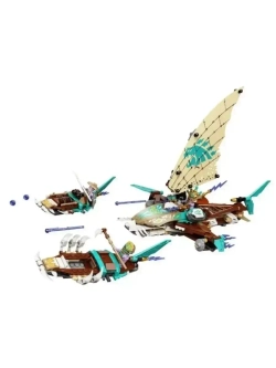 Конструктор Ниндзя Морская битва на катамаране 820 дет 3083