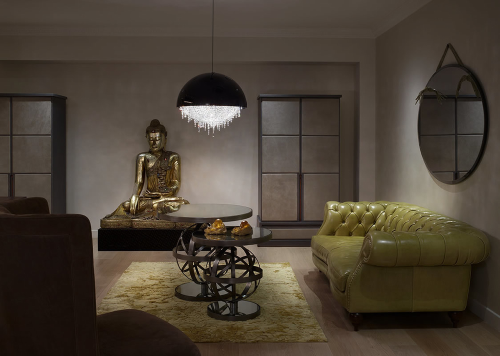 Pendant design lamp Ozero by Manooi D60 (Black)