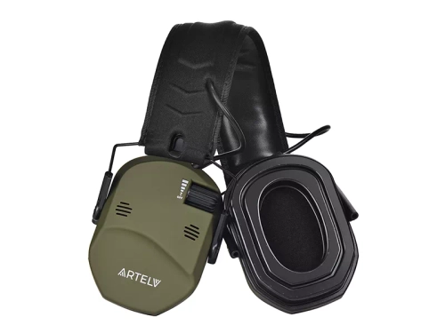 Активные наушники ARTELV КРЕЧЕТ II, гелевые амбушюры, зелёные (AKRGG2)