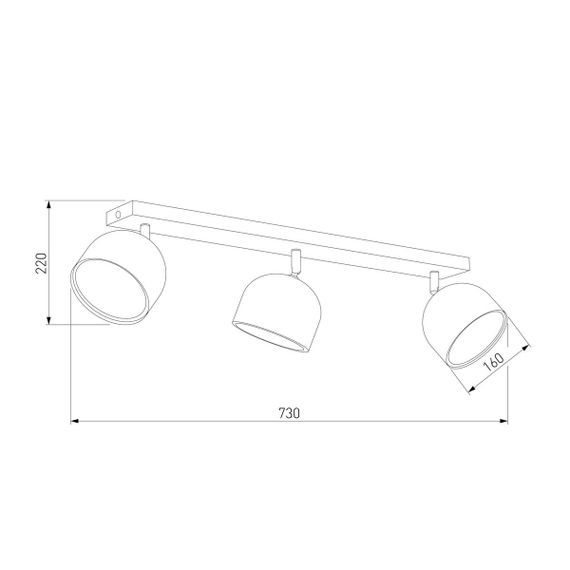 Спот TK Lighting 3421 Altea Black