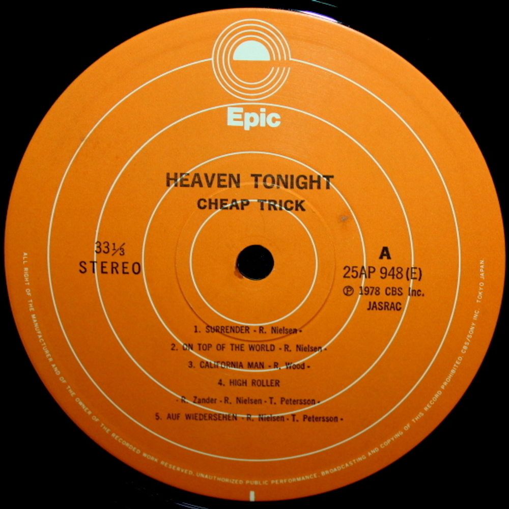 Cheap Trick / Heaven Tonight (LP)