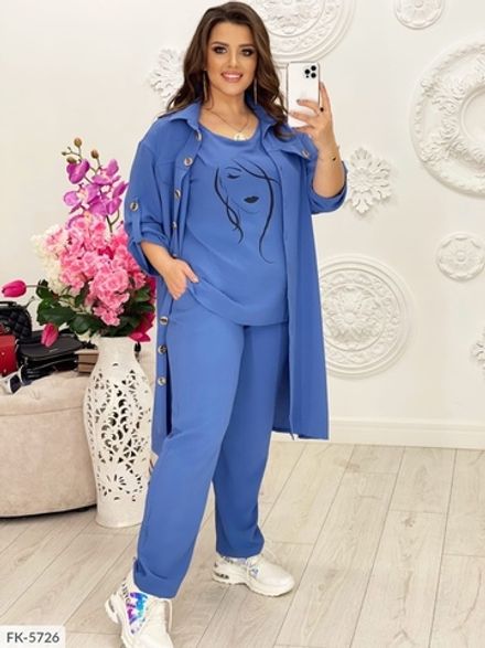 Костюм тройка FK-5726 Фабрика Моды Фото 2