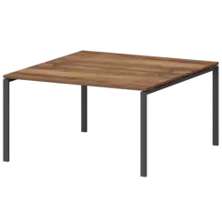 Бенч двойной на металлокаркасе СМС2-П-10К.149.Пр25  1000x1496x750 Смарт
