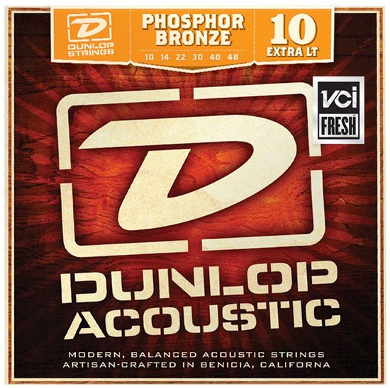 Струны для акустической гитары 10-48 Dunlop DAP1048 Extra Light
