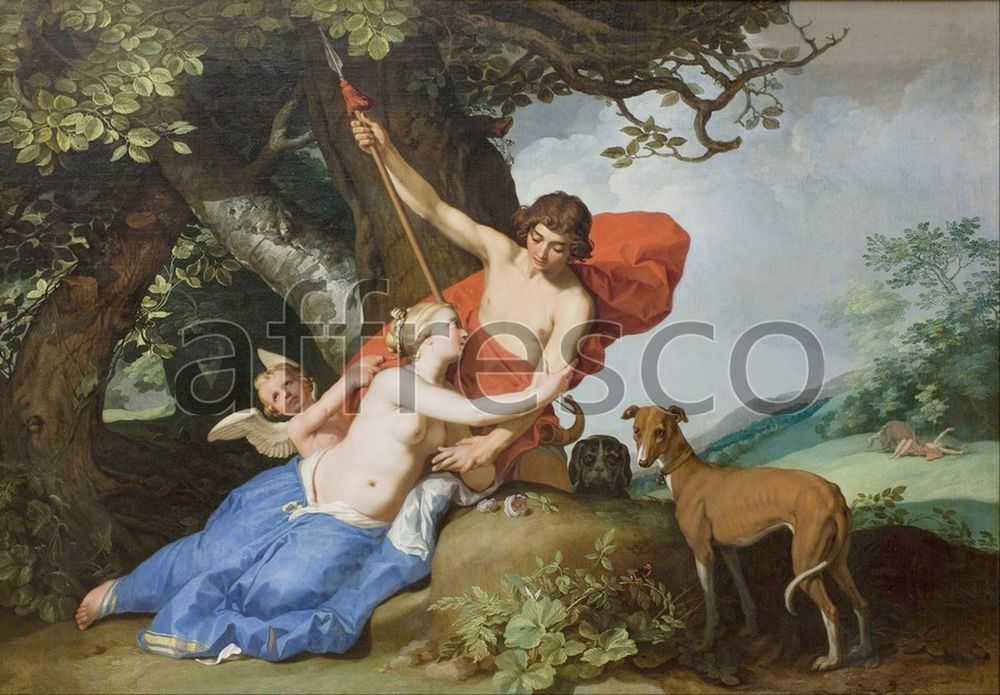 Фреска Абрахам Блумарт, Венера и Адонис