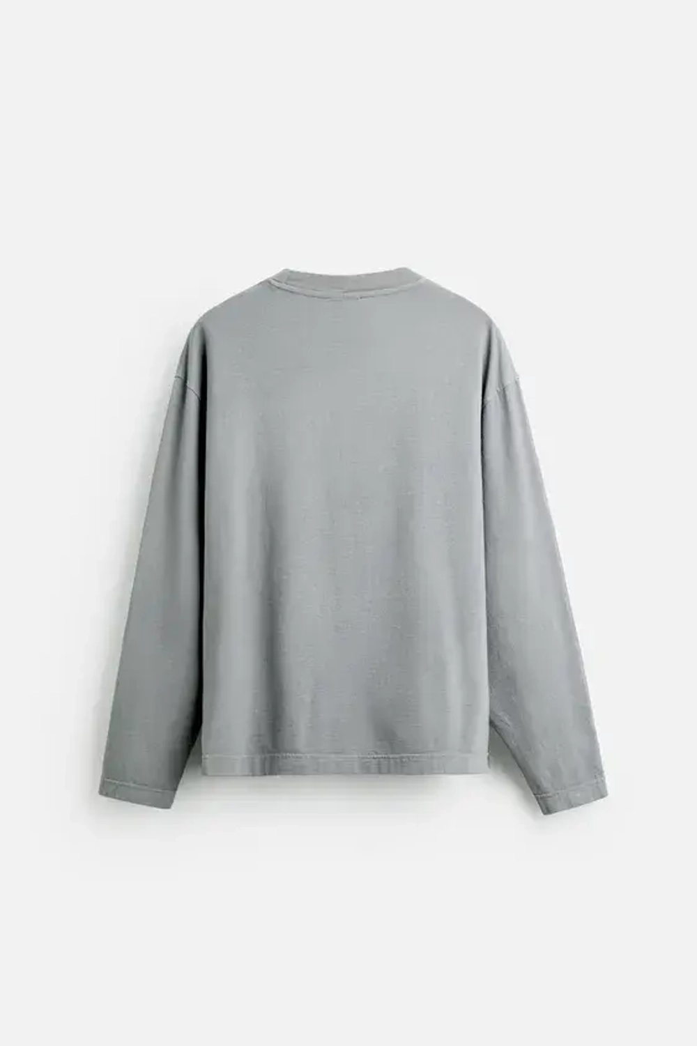 ZARA ФУТБОЛКА С ЭФФЕКТОМ ПОТЕРТОСТИ И ПРИНТОМ AEROSMITH ©, ТЕМНЫЙ АНТРАЦИТ