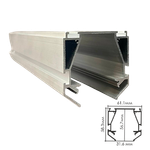 Профиль Стандарт S-25 для трековой системы COLIBRI, 2 м (цена за пог м) (упаковка 8 метров)