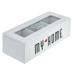 GAEM Шкатулка для чайных пакетиков, L23 W9 H7 см