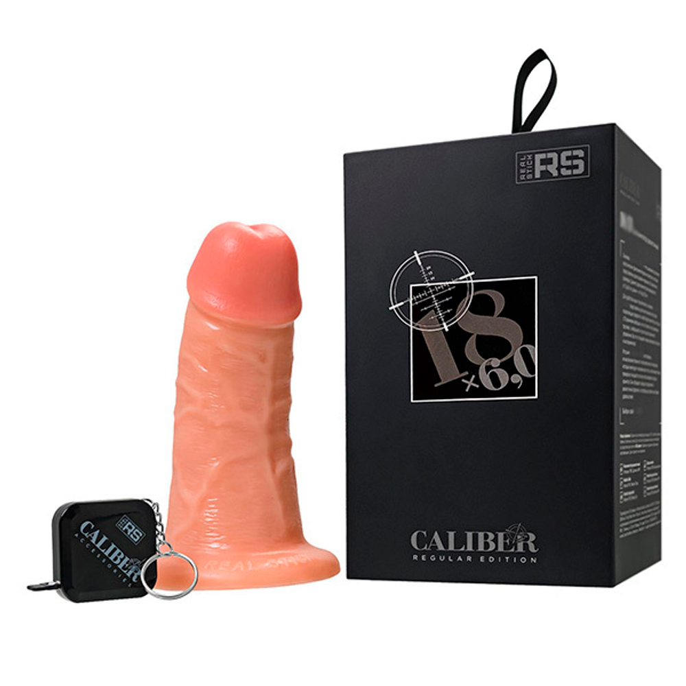 Крупный фаллоимитатор 18см на присоске ToyFa RealStick Caliber 983012