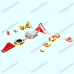 Коммерческий надувной аквапарк «Бухта Капитошки» 33×28×5 м