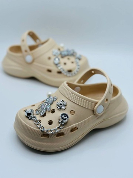 Шлепанцы для девочек Buba Summer Silver