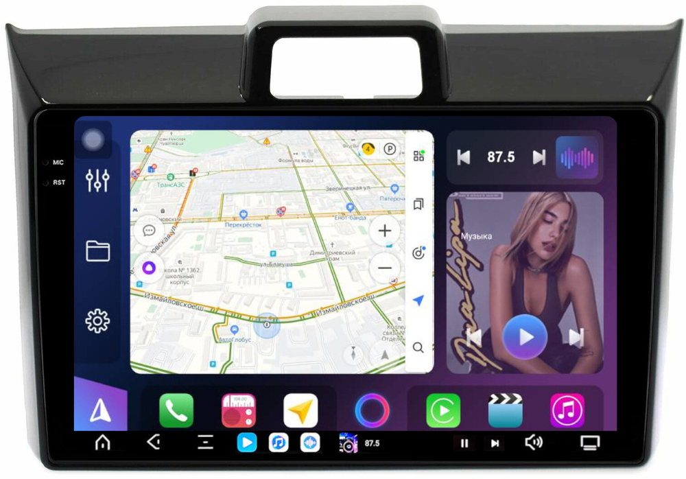 Магнитола для Toyota Corolla Axio 2, Fielder 3 2012-2023 - FarCar XXL9-9545 монитор 9.5" 2K QLED на Android 14, TS20, 8+256Гб, CarPlay, 4G SIM-слот