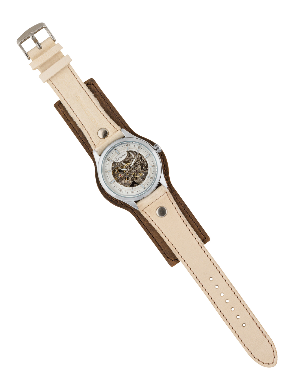 Часы скелетоны мужские механические Prague YOURTIME