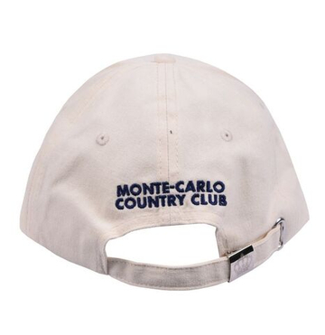 Теннисная кепка Monte-Carlo Country Club Мытый хлопок - молоко