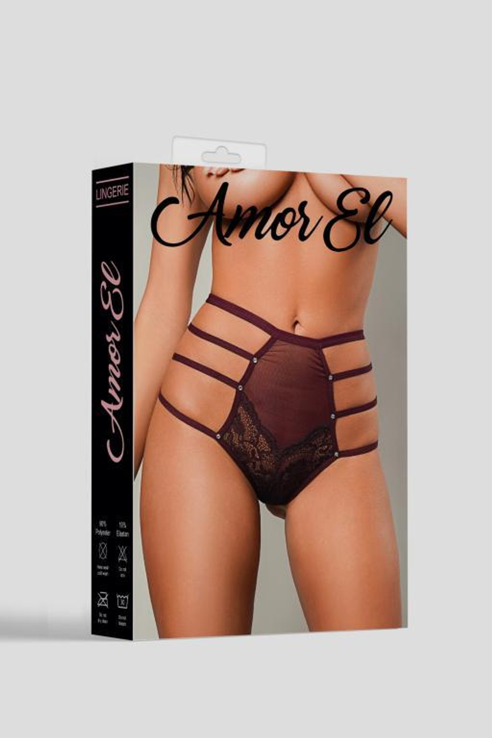 Сексуальные высокие трусики с атласным бантом сзади