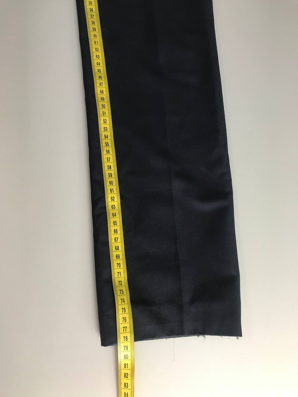 Брюки прямого кроя, визуально на 44 размер