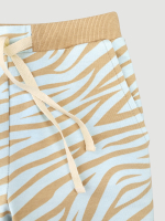 Джоггеры Mjölk Зебра голубая