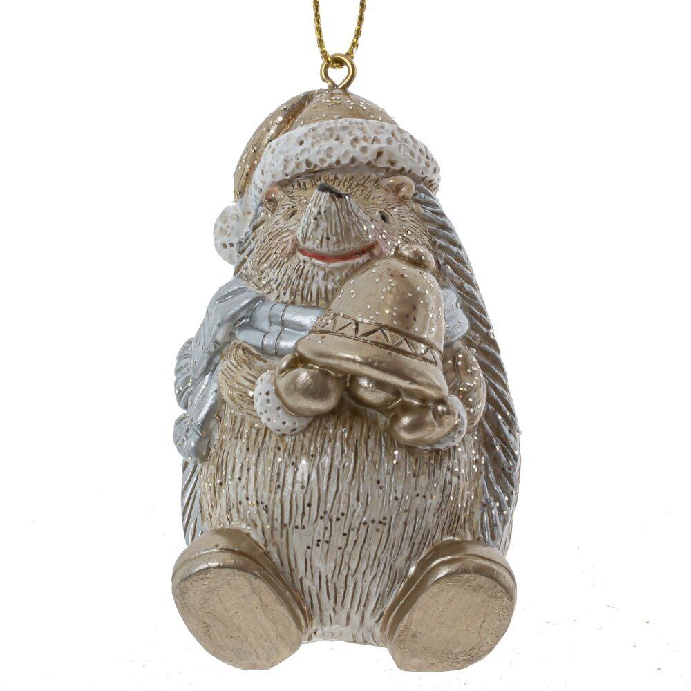 GAEM Фигурка декоративная подвесная "Ежик", L4 W5 H9 см, 4в.